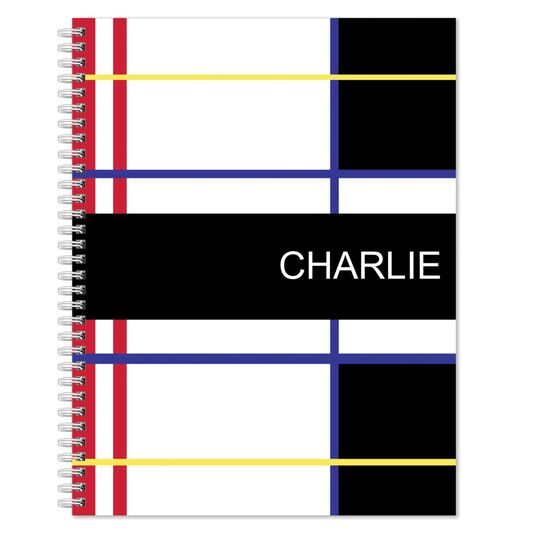 Bold Color Block Spiral Notebook